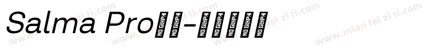 Salma Pro字体字体转换